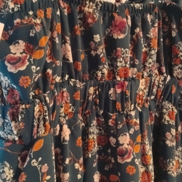 Speechless Woman's Floral Spaghetti Strap Maxi Multicolor Dress, Size: XS, NWT - Picture 8 of 11